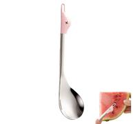 Cuillère à fruits en acier inoxydable pour pastèque, cantaloupe, miel | Pelle de cuisine portable ergonomique avec dessert, salade, légumes, préparation à la maison