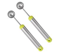 Cuillère à fruits en forme de boule pour sorbet idéal pour la cuisine et un usage quotidien avec pastèque et boule de taille 2 x 2 cm, fabriquée en acier inoxydable