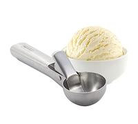 Cuillère à glace Ø 4,5 cm avec déclencheur Cuillère à glace en acier inoxydable 18 cm Moule à boule de glace Pince à glace Scoop Pelle à crème glacée Cuillère à biscuits