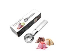 Cuillere a glace, 18 * 4.5CM, Acier inoxydable 430 Boules Cuillère à Crème Glacée Réutilisable Ice Cream Scoop pour Cookies Servir Glace Sorbets