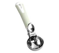 Cuillère à glace avec déclencheur - Portionneuse à biscuits avec poignée antidérapante - Poignée ergonomique - Moule à boule pour fruits, bonbons, pâte à biscuits, cupcakes