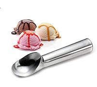 Cuillère à glace avec poignée ergonomique moderne en aluminium conducteur de la chaleur - SW Cookware : pelle la glace facilement - portion de 2 g - Design monobloc - Sans ressorts
