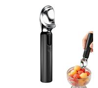 Cuillère À Glace Chauffante Électrique Ustensile Auto-Fondant Rechargeable - Écran LED 3 Niveaux Température | Cuillérée Thermique Batterie Pour Crème Glacée Dure Yaourt Gelé Fromage Beurre | Service