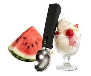 Cuillère à glace chauffante gadget de cuisine rechargeable avec 3 réglages | Cuillère à glace chauffante avec écran LED pour Pâte, Cuisson, Cake, Cupcake, Alimentation, Cuisine, Pâtisse