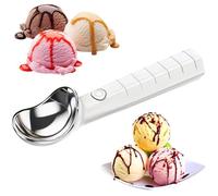 Cuillère à glace chauffante rechargeable avec deux réglages température pour crème glacée,fruits,pommes terre et bien plus encore.