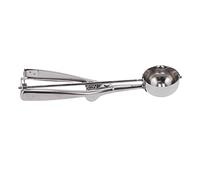 Cuillère à Glace, Cuillère à Glace pour Congélateur Cuillères à Glace en Acier Inoxydable Sélecteur de Boules Cuillère à Glace avec Gâchette avec Long Manche pour Biscuits,