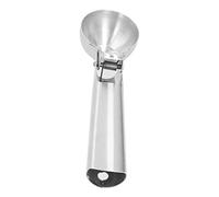 Cuillère à glace en acier inoxydable 304 avec plaque à ressort dissimulée, poignée ergonomique pour crème glacée, boule de fruits, outil de cuisine, accessoire 18 cm 80 g