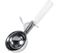 Cuillère à glace en acier inoxydable avec gâchette blanc Vendos85