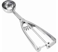 Cuillère à glace en acier inoxydable Cuillère à biscuits Cuillère à crème glacée Déclencheur (4cm de diamètre)
