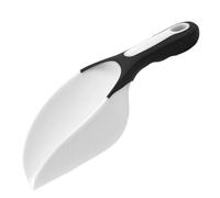 Cuillère à glace en plastique 8, 7 x 3, 2 x 2, 4 pouces, cuillères pour aliments avec poignée ondulée et intérieur brillant, idéale