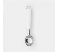 Brabantia Küchenhelfer Essential, Eisportionierer, Eislöffel, Löffel, Weiß und Edelstahl, 400346