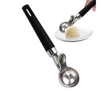 Cuillère à Glace Portionneur, Anti-Adhésive et Anti-Gel Spatule Portionneuse, Boule Ergonomique à Prise en Main Facile pour Fruits Boulettes Desserts Cupcakes Cuisines Buffets Boulangeries