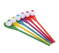 Cuillère À Globe Oculaire Pour Halloween, Jouet Léger En Bois, Fourniture De Jeu De Course