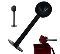 Cuillère à grains de café 2 en 1 - Cuillère à café et tamper | Cuillère à tamper | Outil à thé | Cuillère à grains standard de 10 g adaptée pour mesurer, presser et infuser de la poudre de cofee