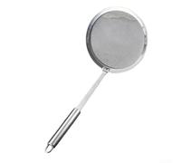 Cuillère à huile à mailles fines, pour machines à lait de soja, pour tâches de cuisine, écrémage sédiments, argent (B-M)