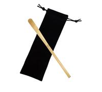 Cuillère à Matcha "Food Grade" en Bambou Naturel - Certifiée Qualité Alimentaire sans Vernis Chimique - Chashaku Artisanale avec Étui Velours - Doseur Précis pour Cérémonie du Thé Zen