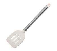 Cuillère à mélanger avec manche en acier inoxydable, résistante aux rayures et antiadhésive, ustensile de cuisine sûr pour cuisiner, pâtisser, servir et mélanger.