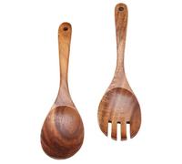 Cuillère à Mélanger en Bois Marron pour Table et Café