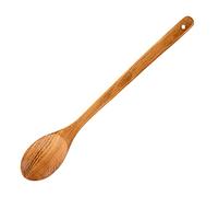 Cuillère à mélanger géante en bois de 41,9 cm avec long manche pour cuisiner et mélanger