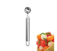 Cuillère à Melon Inox Cuillère Parisienne En Acier Inoxydable Creuser Pour Melon Pastèque Cuillère à Boules Fruits Glacés Lavable Au Lave-vaisselle