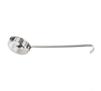 Cuillère à mesurer pour sauce à pizza avec fond plat, marqué en onces pour un contrôle précis de la sauce et une étalement facile pour les tomates ou les sauces similaires