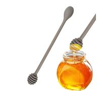 Cuillère à miel, cuillère de distribution de miel, agitateur de mélasse en silicone - pour cuisine, restaurant, confiture, sirop, mélasse, yaourt