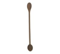 Cuillère à miel, en bois, agitateur de sirop anti-goutte, outil de cuisine, confiture, miel, mélasse, yaourt, sauce, mélange, service, cuisine, restaurant, petit déjeuner, dessert, gadget 2,6 x 25 cm