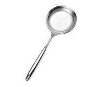 Cuillère à Mousseur à Graisse en Acier Inoxydable Cuisine Professionnelle Passoire Alimentaire à Maille Fine et Casseroles Chaudes Avec Longue Cuillère en Acier Inoxydable
