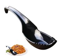 Cuillère à nouilles asiatiques | Cuillères à ramen ménagères 2 en 1 avec poignée ergonomique - Outil de préhension rare pour boulettes de soupe | Petite cuillère pointue pour utilisation de bouillie