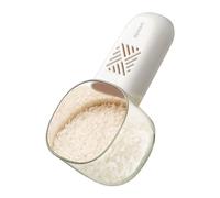 Cuillère à nourriture | Cuillère de cuisine pour produits secs - Cuillère à riz multifonction résistante à l'humidité avec échelle intérieure pour la cuisson, la cuisson et la mesure du service