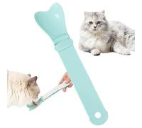 Cuillère à nourriture pour animaux de compagnie - Cuillère Happy pour chat - Pelle à collation pour chat - Cuillère à friandise pour chat - Distributeur de nourriture portable pour chat humide