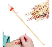 Cuillère à oreille mignonne, cuillère à oreille en bois - Kit d'élimination du cérumen 100 pièces | Outil de -oreille dissolvant de cérumen, -oreille de mignonne, outils de nettoyage d'oreille