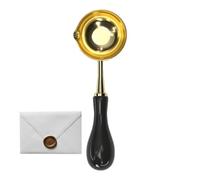 Cuillère à - Outil de sceau d'invitation, cuillère à de vernis | Cuillère à d'aromathérapie avec poignée en bois pour enveloppe, carte d'invitation de mariage, travaux manuels