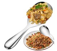 Cuillère à Paddle à Riz - Cuillère à Paddle en bois de Babou pour servir le riz | Ustensiles de cuisine anti-rayures, résistant à la chaleur, écologique, parfait pour cuisiner, mélanger, servir