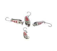 Cuillère à paillettes pour mini leurre Wobbler pour pêche à la mouche avec appât en métal plaqué cuivre de 1,5 g, 2,5 g, 3,5 g, conçu pour une meilleure flottabilité et détection des morsures de