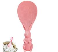 Cuillère à palette de riz | Spatule de riz en forme de lapin, palette de cuillère pour cuiseur à riz, cuillère à servir la palette de riz, forme de lapin mignon, accessoires pour cuiseur à riz Abbto