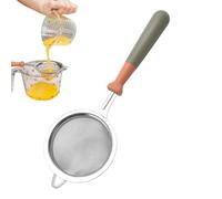 Cuillère à passoire à mailles fines en acier inoxydable, cuillère à tamis en maille - Cuillère à mousser à graisse | Passoire en acier inoxydable, cuillère à passoire, passoire alimentaire, filtre à