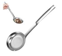 Cuillère à passoire en maille fine, cuillère à passoire en filet - Cuillère passoire pour cuisine - Cuillère multifonctionnelle pour écumoir, filtre à aliments en maille pour graisse, sauce et mousse