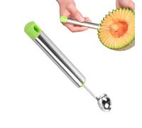 Cuillère À Pastèque - Poignée Antidérapante Polyvalente En Acier Inoxydable | Cuillère À Crème Glacée Pour La Cuisine Domestique, Sorbet, Boulettes De Viande, Cantaloup, Beurre, Décoration De Dessert