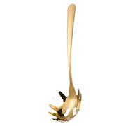 Cuillère à pâtes avec dents, serveur de cuillère à spaghetti, outils de cuisine pour servir des spaghettis | Passoire à pâtes en acier inoxydable, passoire à spaghetti, serveur de pâtes, queue