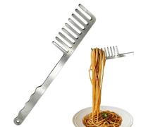 Cuillère À Pâtes - Fourchette En Acier Inoxydable En Forme De Peigne De Service | Peignes À Spaghetti En Acier Inoxydable | Pour repas maison cantine famille femme homme table foyer