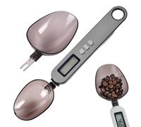 Cuillère à peser - Cuillère à mesurer - Cuillère de cuisine de haute précision avec batterie de type bouton et écran LED - La cuillère interchangeable dirige la balance de cuisine avec l'écran L
