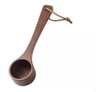 Cuillère à pour espresso en Noyer Massif Lisse Écharde Cuillère
