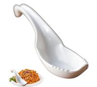 Cuillère à ramen ménager, cuillère à ramen, cuillère à pâtes créative, cuillère de service polyvalente pour soupe, pâtes, wan-tan, bouillie, boulettes