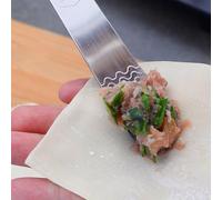 Cuillère à raviolis en acier inoxydable facile à nettoyer, parfaite pour farcir les boulettes