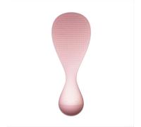 Cuillère à riz antiadhésive pour utilisation debout dans les environnements de cuisine, construction en plastique pour la manipulation du riz et des céréales (rose)