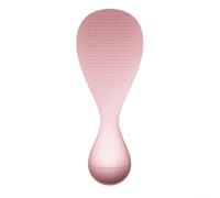 Cuillère à riz avec poignée droite pour tenir debout, design anti-basculement, matériau PP, pour un nettoyage facile, taille compacte de 17 x 6 cm, disponible en rose (rose)