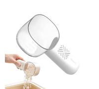 Cuillère à riz | Compteur précis pour aliments pour animaux de compagnie et céréales avec échelle intégrée | Outil multifonction avec échelle pour ustensiles de cuisine, poudres, farine, soja, animaux