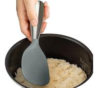 Cuillère à riz, cuillère à riz debout en silicone - Gadgets de cuisine portable pour la maison, le restaurant, le comptoir, la cuisine, la préparation des aliments, la soupe