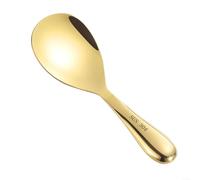 Cuillère à riz en acier inoxydable avec design non résistant à la chaleur, adaptée pour servir du riz, de la soupe, des légumes et d'autres aliments chauds (B)